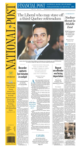 Cover of National Post - (National Edition)