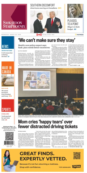Cover of Saskatoon StarPhoenix