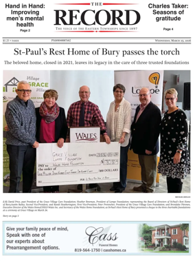 Cover of Sherbrooke Record