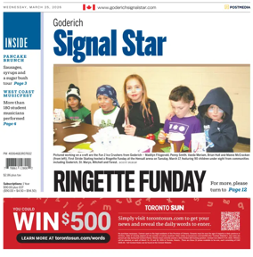 Cover of The Goderich Signal-Star