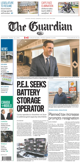 Cover of The Guardian (Charlottetown)
