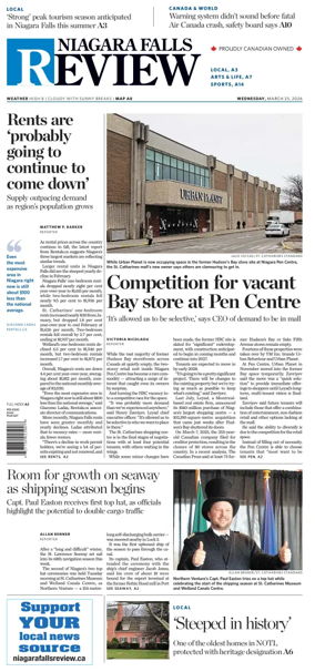 Cover of The Niagara Falls Review