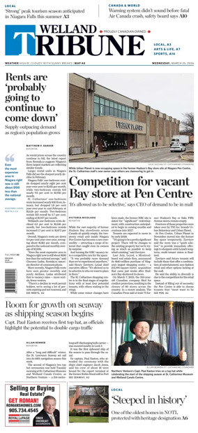 Cover of The Welland Tribune