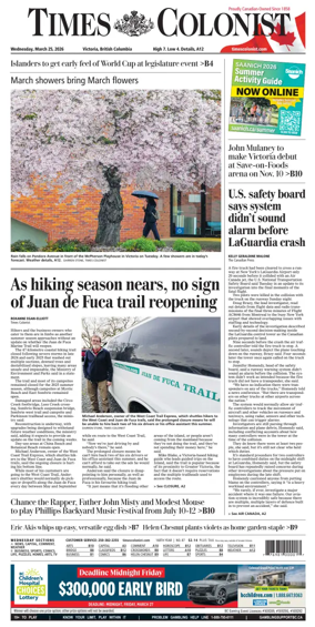 Cover of Times Colonist