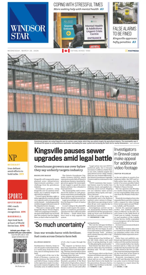 Cover of Windsor Star
