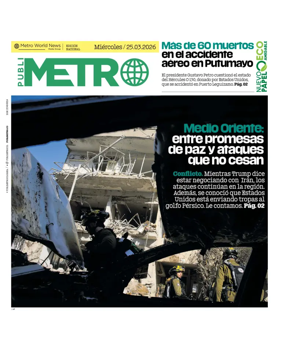 Cover of Publimetro Colombia