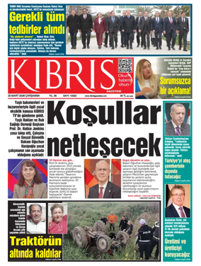 Cover of Kibris Gazetesi