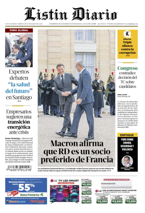 Cover of Listin Diario