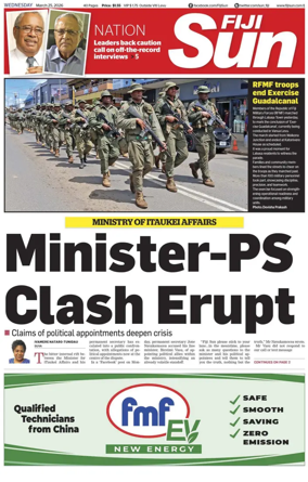 Cover of Fiji Sun