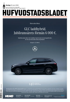 Cover of Hufvudstadsbladet