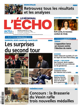 Cover of L'Echo le Regional
