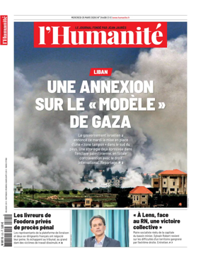 Cover of L'HUMANITE