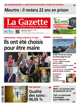 Cover of La Gazette de la Manche