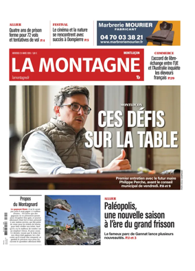 Cover of La Montagne (Montlucon)