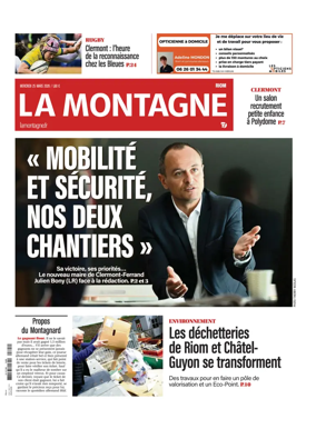 Cover of La Montagne (Riom)