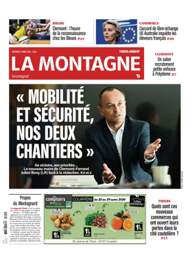 Cover of La Montagne (Thiers-Ambert)