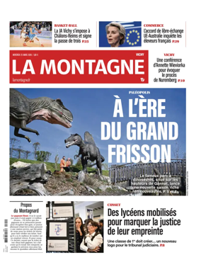 Cover of La Montagne (Vichy)