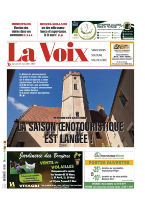 Cover of La Voix du Sancerrois