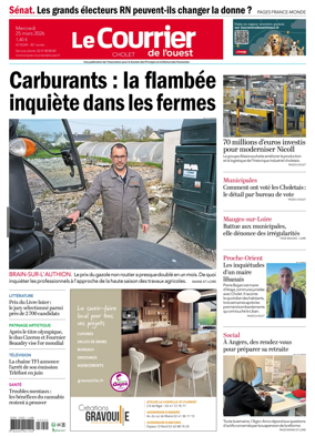 Cover of Le Courrier de l’Ouest (Cholet)