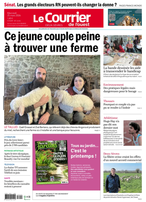 Cover of Le Courrier de l’Ouest (Deux-Sevres)