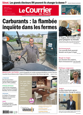 Cover of Le Courrier de l’Ouest (Nord Anjou)