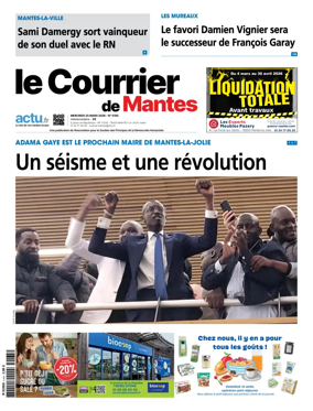 Cover of Le Courrier de Mantes
