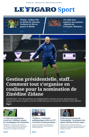 Cover of Le Figaro Sport