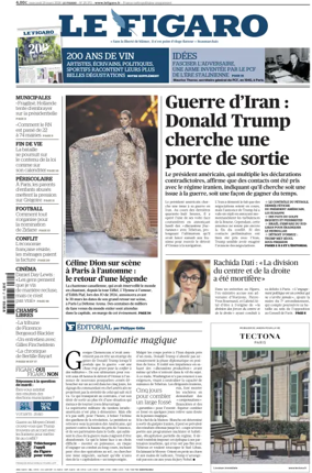 Cover of Le Figaro