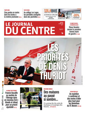 Cover of Le Journal du Centre