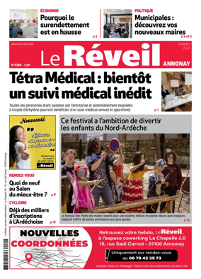 Cover of Le Reveil du Vivarais – edition Annonay