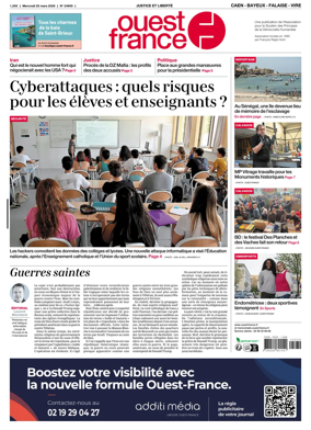 Cover of Ouest France (Caen - Bayeux - Falaise - Vire)