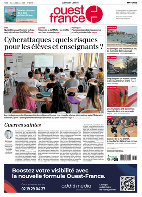 Cover of Ouest France (Mayenne)