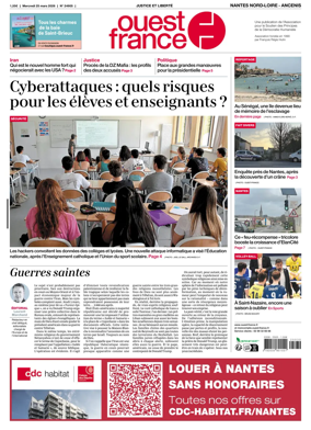 Cover of Ouest France (Nantes Nord-Loire - Ancenis)