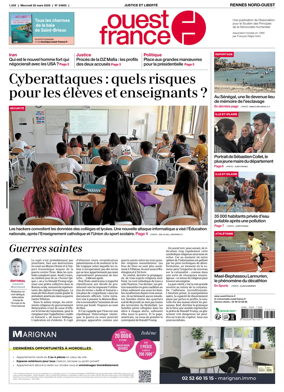 Cover of Ouest-France (Rennes Nord-Ouest)