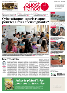 Cover of Ouest France (Saint-Malo)