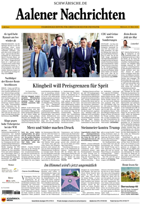Cover of Aalener Nachrichten