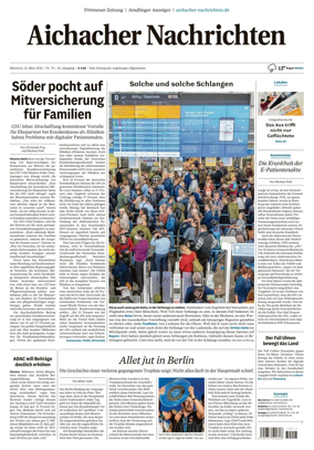 Cover of Aichacher Nachrichten