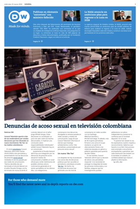 Cover of Deutsche Welle (Spanish edition)