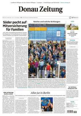 Cover of Donau Zeitung
