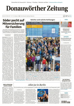 Cover of Donauwoerther Zeitung