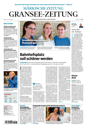 Cover of Gransee-Zeitung