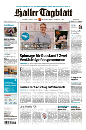 Cover of Haller Tagblatt