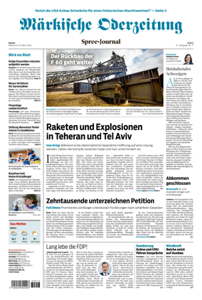 Cover of Markische Oderzeitung Erkner