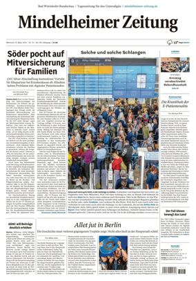 Cover of Mindelheimer Zeitung