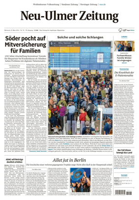 Cover of Neu-Ulmer Zeitung