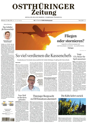 Cover of Ostthuringer Zeitung (Jena)