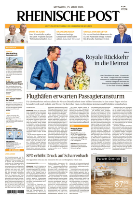 Cover of Rheinische Post Duesseldorf Meerbusch