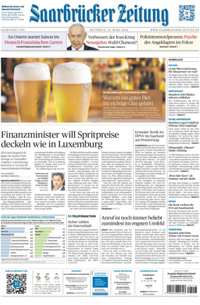 Cover of Saarbruecker Zeitung