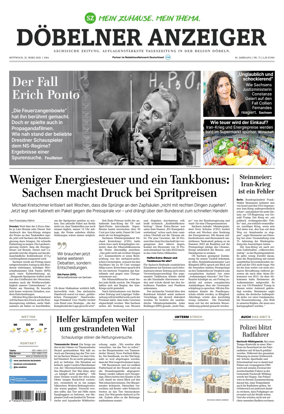 Cover of Sachsische Zeitung (Dobeln)