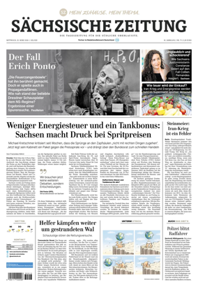 Cover of Sachsische Zeitung (Lobau-Zittau)